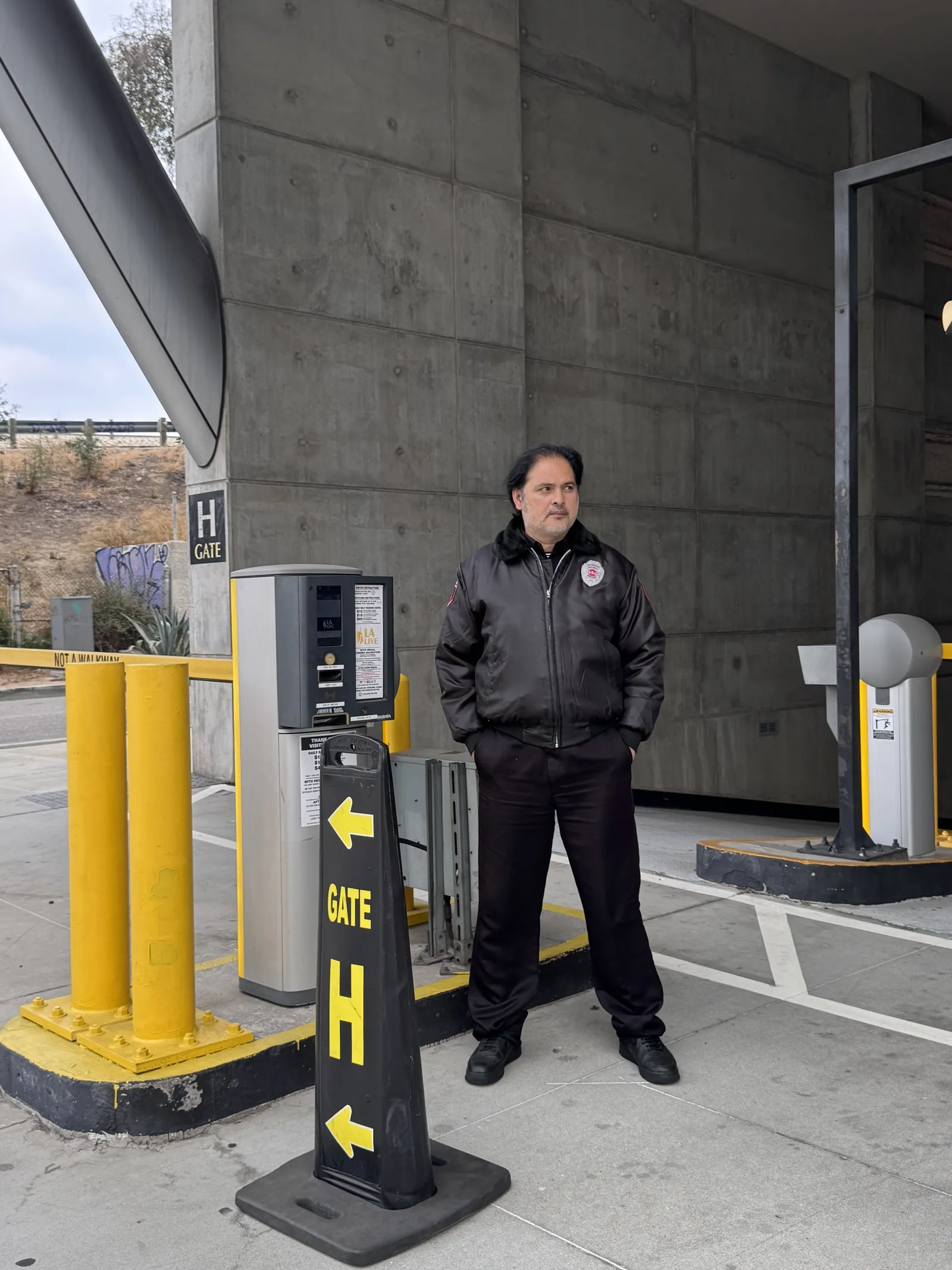 Gate officer at a Torrance gated community entrance